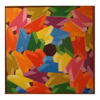 Vertigo - Acrylic on Canvas by Franco Giuli - 1989/90 1989/90 For Sale