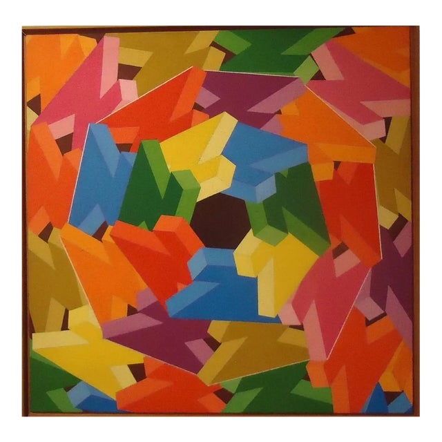 Vertigo - Acrylic on Canvas by Franco Giuli - 1989/90 1989/90 For Sale