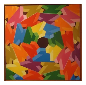 Vertigo - Acrylic on Canvas by Franco Giuli - 1989/90 1989/90