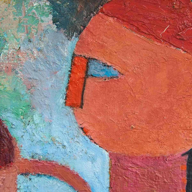 Graziani, Untitled, 1950s, Oil on Canvas, Framed For Sale - Image 5 of 7