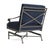 Not Yet Made - Made To Order Brown Jordan Venetian Motion Lounge Chair, Mica frame with Fusion Neptune fabric For Sale - Image 5 of 11