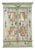 Folk Art Rustic Farmhouse Painted Bridal Cabinet, 1794 For Sale