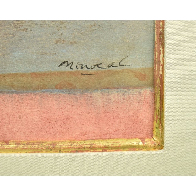 Mid 20th Century Richard De Menocal Floral Vase Still Life W/ Butterfly Oil on Canvas For Sale - Image 4 of 8