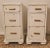French Country Late 19th Century Pair of Painted Butler Style French Country Chic Nightstands For Sale - Image 3 of 11