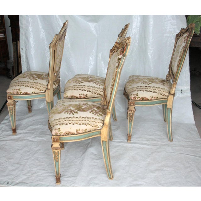 Napoleon III Chairs, Italy, Set of 4 For Sale - Image 12 of 15