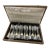 New 1980s Silver Plated 12 Pastry Forks Set , La Regence For Sale