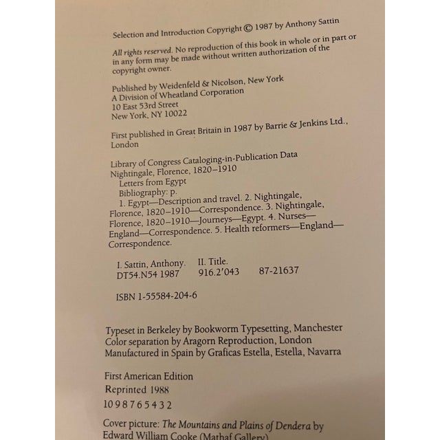 Paper Letters From Egypt Florence Nightingale Book For Sale - Image 7 of 12