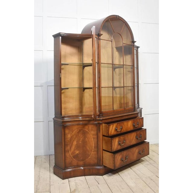 Mahogany Glazed Display Cabinet, 1930s For Sale - Image 12 of 16