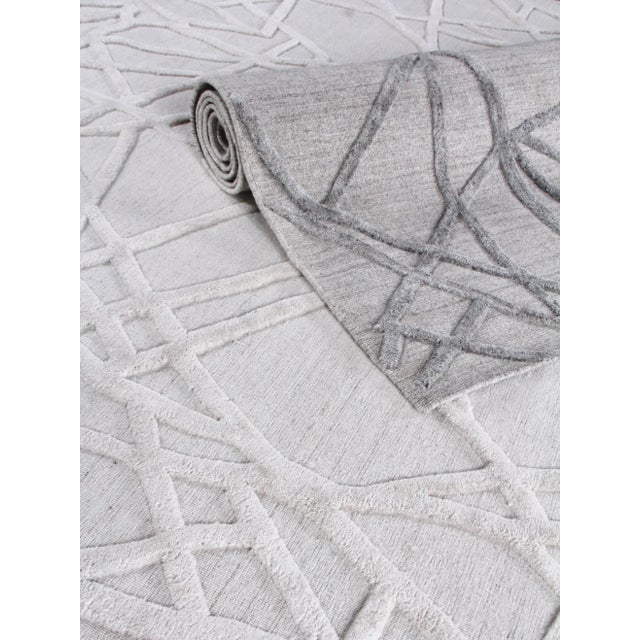 Wellington hand loomWoolSilver Rug 8'x10' Chairish