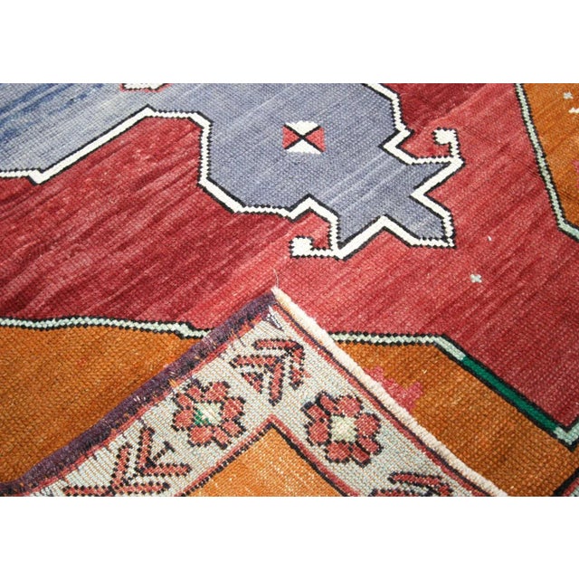 1960s Turkish Oushak Rug For Sale - Image 4 of 7