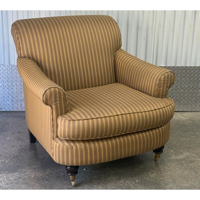 Late 20th Century George Smith Style Upholstered Chairs - A Pair For Sale In New York - Image 6 of 11