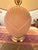 1980s Large Pair of Vintage 1980s Art Deco Revival Grotto Shell Table Lamps - Peachy Pink For Sale - Image 5 of 12