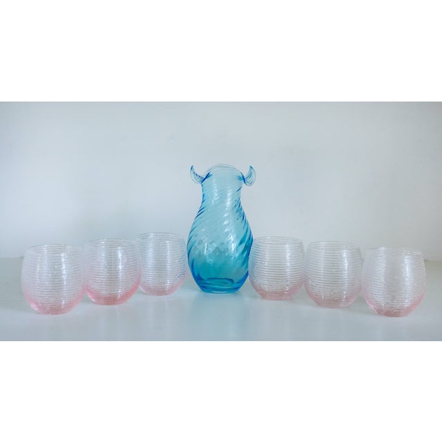 Glasses by Mariana Iskra for Ribes Studio, Set of 7 For Sale - Image 6 of 7