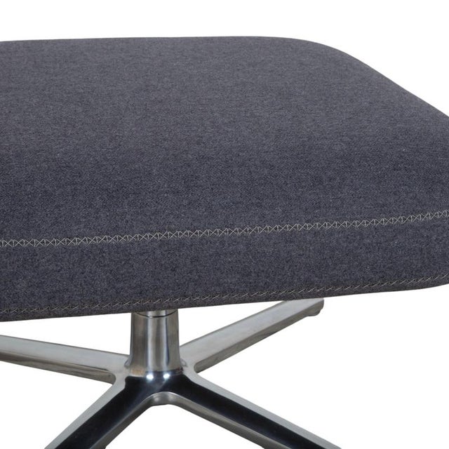 Set of Grand Repos Lounge Chair and Ottoman in Grey Fabric by Antonio Citterio for Vitra For Sale - Image 12 of 18