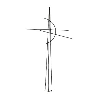 Black Lacquered Iron Sculpture by Fred Leyman For Sale