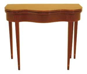 1960s Federal Biggs Inlaid Mahogany Games Table