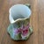 Asian Antique Nippon Moriage Cream Pitcher With Bearded Iris, Circa 1920 For Sale - Image 3 of 12
