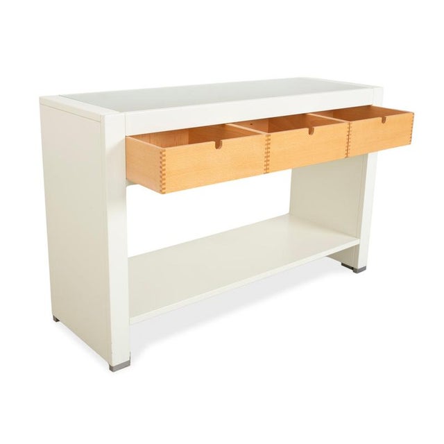 Wooden Sideboard in White and Brown from Hülsta For Sale - Image 4 of 16