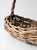 Brown Vintage Wicker Gathering Basket For Sale - Image 8 of 12