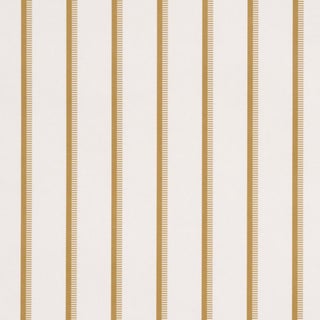 Schumacher Tyla Stripe Wallcovering In Dijon For Sale