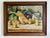 This classic French still life is a common theme in France depicting a hare and harvest items. The impressionist...