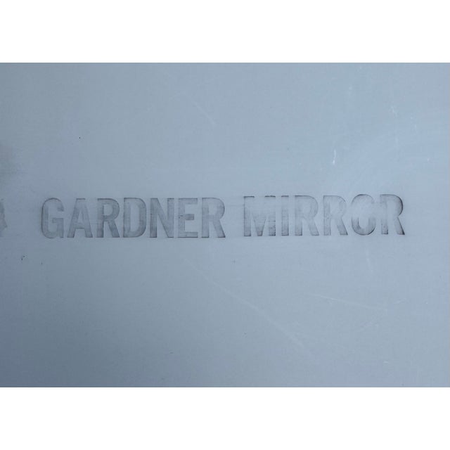 Knockout Falcon Head Claw Foot Fine Detail Cast Gilt Metal Chrome Mirror Gardner 1974 Style of Mason Jansen For Sale - Image 10 of 12