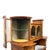 Pair Mahogany, Parquetry & Ormolu Credenzas With Beveled Glass C1890 For Sale - Image 12 of 12