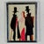 We take you back to the early 20th Century in this theatrical collage art work that depicts a woman in a red dress with...