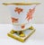 Ceramic 1940s Herend Porcelain Claw Footed Hand Painted Chinese Bouquet Rust Apponyi Orange Vase For Sale - Image 7 of 16