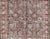 Early 20th Century Antique Tabriz With All-Over Floral Sub-Geometric Design in Charcoal and Red 8'0 X 11'6 For Sale - Image 5 of 16