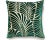 Traditional The House of Scalamandré Plumes Silk Velvet Pillow, Viridian For Sale - Image 3 of 3