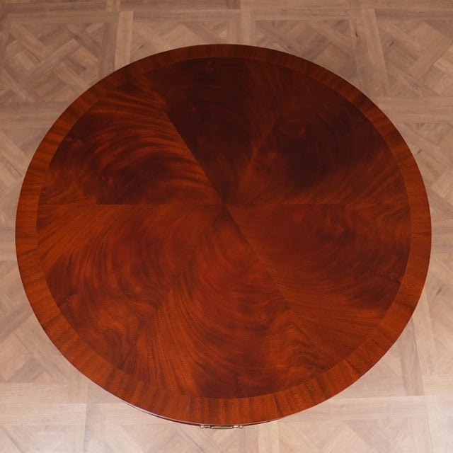 This Large Drum Table from Niagara Furniture was inspired by large rent tables used in England in the 18th Century to help...