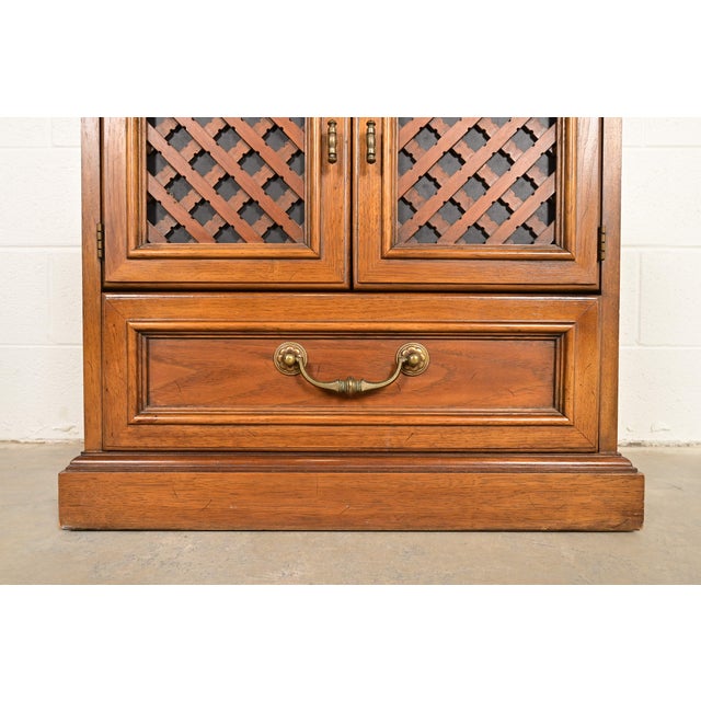 Drexel Spanish Colonial Carved Walnut Nightstand, 1960s For Sale - Image 12 of 18