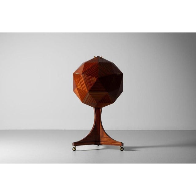 Vuillermoz Polyhedron Bar Cabinet, France, 1960 For Sale - Image 17 of 18