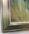 Timeless Plein Air Style Framed Landscape Painting by: Arroyo, Tuscan scene with Cyprus trees, silver leaf finished wood...