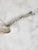 1900s Sterling Silver Leaf, Twig and Berry Motif Sugar or Condiment Spoon For Sale - Image 4 of 9