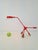 Red Dog Kila Table Lamp on Wheels by Harry Allen for Ikea, 2000s For Sale - Image 6 of 8