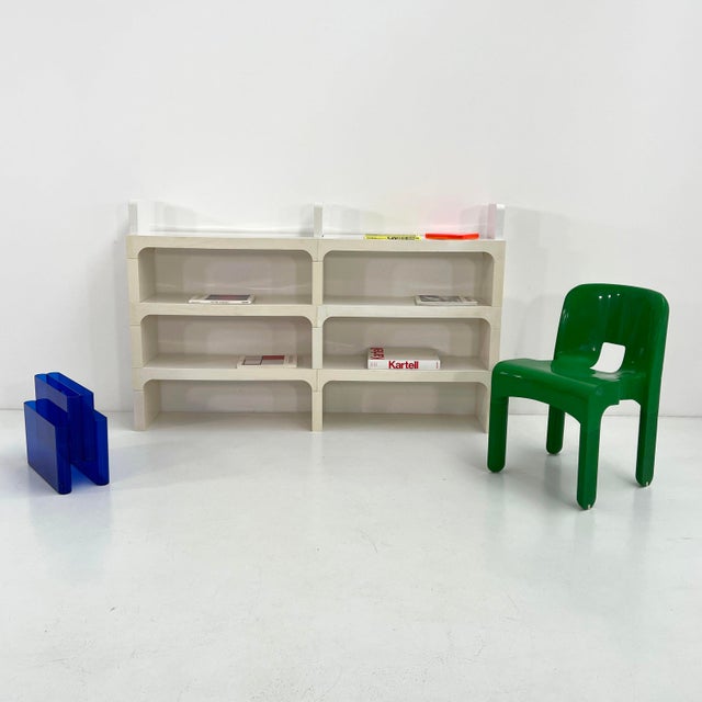 White Modular Shelf by Olaf Von Bohr for Kartell, 1970s For Sale - Image 11 of 15