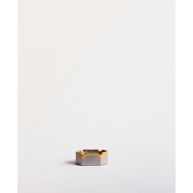Vintage Square Brass Ashtray by David Marshall, 1980s For Sale - Image 6 of 6