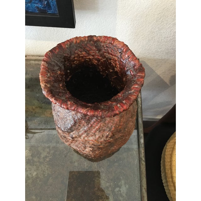 Rustic Early 20th Century Native American Style Vessel For Sale - Image 3 of 8