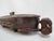 Mid 20th Century Maori New Zealand Carved Wood Oval Lidded Treasure Box With Abalone Shell For Sale - Image 5 of 13