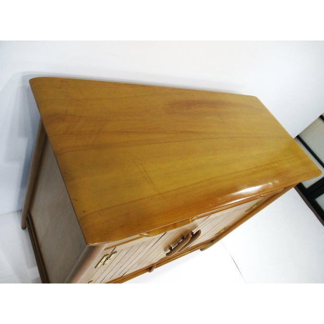Cushman Mid Century Birch Wood Server Credenza For Sale - Image 11 of 17