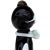 Murano Murano Icet Signed Tuxedo Kitty Cat Paperweight Figurine Black White Vintage Art Glass Abstract Shape For Sale - Image 4 of 7