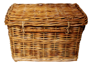 Vintage Wicker Log Basket, 1960