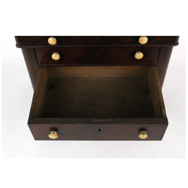 Antique Salesman Sample Empire Mahogany Chest of Drawers For Sale In New York - Image 6 of 11