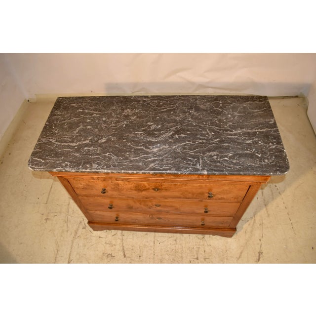 Brown 19th Century Burl Ash Commode From France For Sale - Image 8 of 9