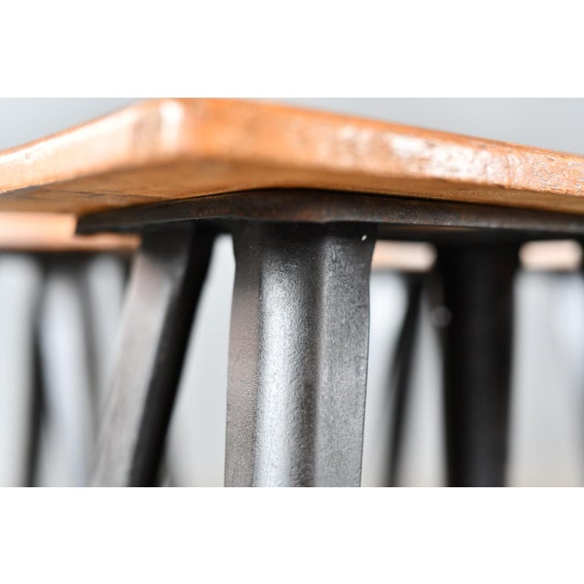 Industrial Factory Stools from Rowac, 1920s, Set of 3 For Sale - Image 4 of 17
