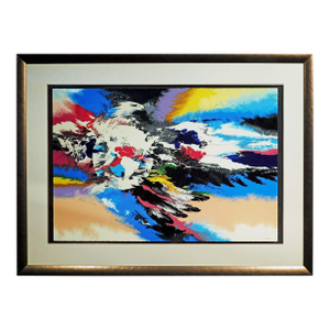 Robert Katona "Thunder Bird" Hand Signed Framed Serigraph Artwork