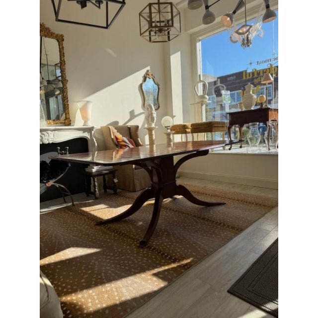 Wood Rose Tarlow Pickwick Dining Table For Sale - Image 7 of 11