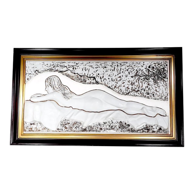 Mid 20th Century Plaster Relief Nude Study Poss. By Bill Mack For Sale
